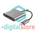digital-store-medellin-Adaptador Trust Multipuerto USB-C 3 En 1-centro-comercial-monterrey