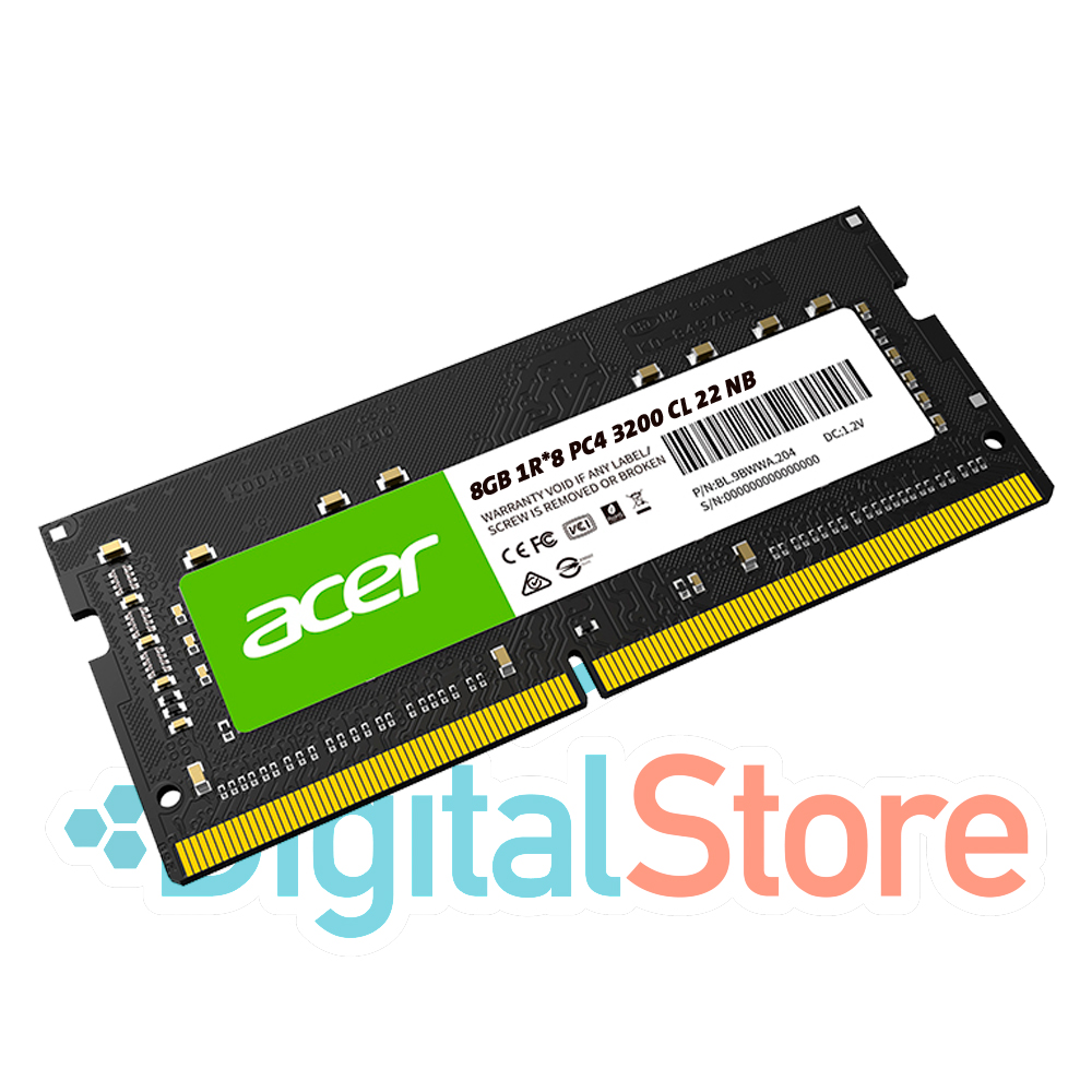 Mejorar Día del Niño tinta Memoria Ram DDR4 DE 8GB Portátil Acer | Digital Store