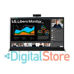 Monitor Profesional LG 27 Pulgadas 27BQ70QC-S Libero QHD - IPS – 5MS – 60Hz - Con Cámara Web Full