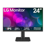 Monitor LG 24  24MS550-B – FHD – IPS - 5Ms – 100Hz - 24" - Altura Ajustable - Altavoces