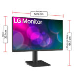 Monitor LG 24  24MS550-B – FHD – IPS - 5Ms – 100Hz - 24" - Altura Ajustable - Altavoces - Imagen 8