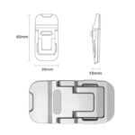 Base Metálica Para Portátil Mini Travel BSND Xkim - Imagen 4