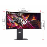 Monitor LG 34GX900A-B UltraGear Ultrawide CURVO 2K WQHD OLED 0.03Ms 240Hz Altura Ajustable - 34" - Imagen 4
