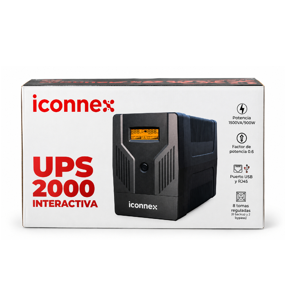 03u48 portada UPS Iconnex Interactiva GP2000 - 1500VA - 900W - Imagen 1