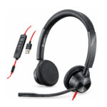 Diadema HP Poly Blackwire 3325 - Conexión Usb-C/A Plug 3.5 - Certificada por Microsoft Teams